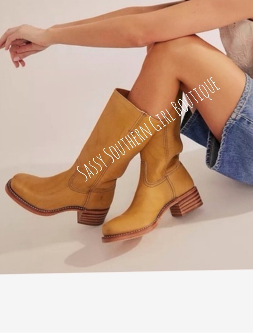 🆕⭐New York & Co Tan Western College Boots